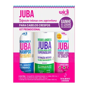 KIT WIDI CARE JUBA PARA CABELOS CRESPOS 900ML