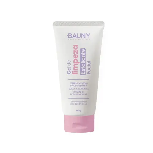 Gel Esfoliante Facial Bauny Rosa Mosqueta Com 100 g