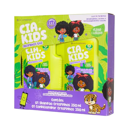 KIT CIA DA NATUREZA SH+COND CRESPINHO RAIZ 2UN