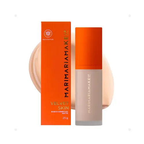 BASE E CORRETIVO MARI MARIA MATTE VELVET SKIN BEGE CLA 1 25G