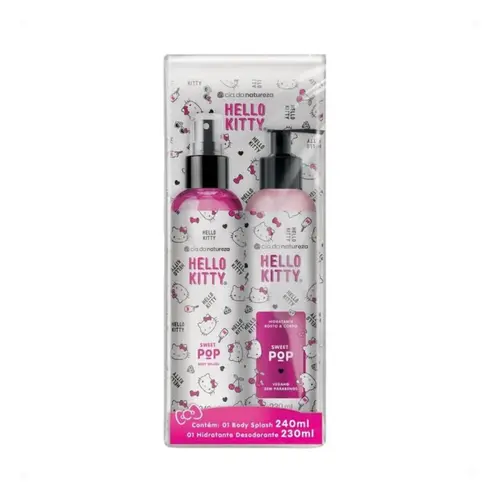 KIT CIA DA NATUREZA BODY SPLASH+HIDRAT HELLO KITTY POP 2UN