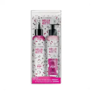 KIT CIA DA NATUREZA BODY SPLASH+HIDRAT HELLO KITTY POP 2UN
