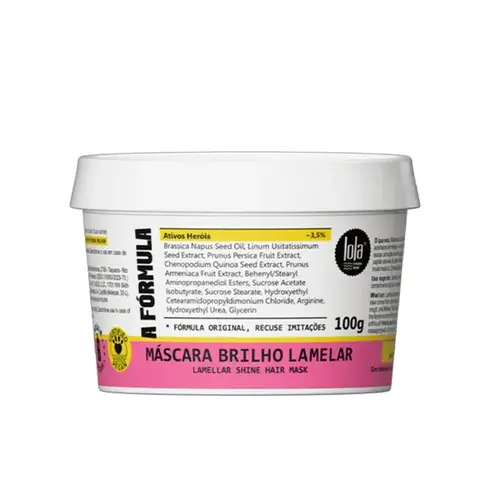 MASC LOLA A FORMULA BRILHO LAMELAR 100G