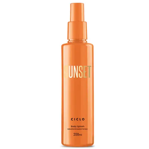 Body Splash Ciclo Cosméticos Sunset Com 200 ml