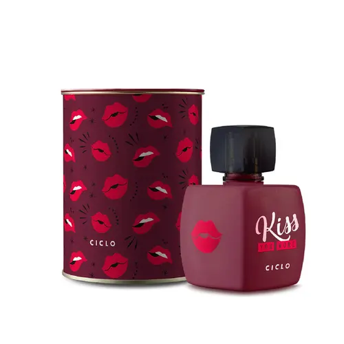 Deo Colônia Ciclo Cosméticos Kiss You More Lata Com 100 ml
