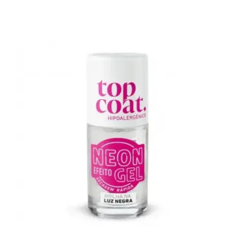 TOP COAT BLANT EFEITO GEL NEON 8,5ML