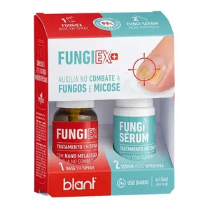 KIT BLANT FUNGIEX+BASE EM SPRAY E SÉRUM 15ML