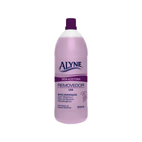 REMOVEDOR SEM ACETONA ALYNE UVA 500ML