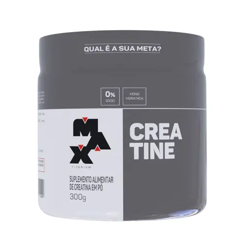Creatina Max Titanium Monohidratada Com 300 g