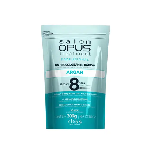 Pó Descolorante Salon Opus Argan 8 Tons Com 300 g