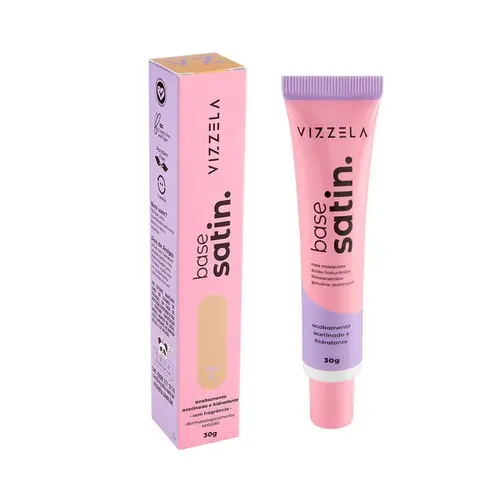 Base Líquida Vizzela Satin Cor 04 Com 5 g