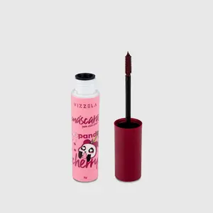 Máscara para Cílios Vizzela No Panda Cherry Bordô Com 5 g