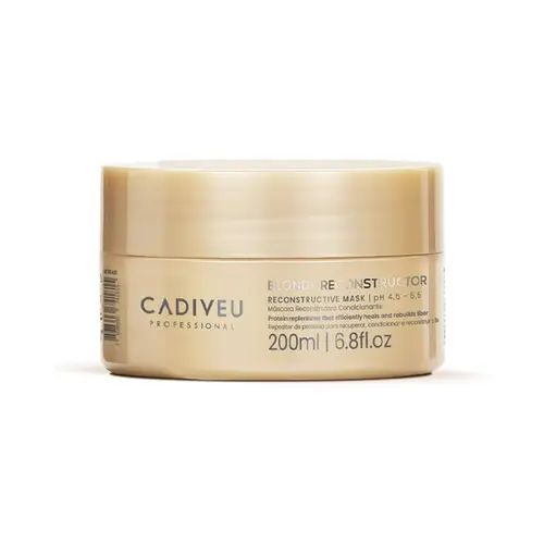 Máscara De Reconstrução Cadiveu Blonde Reconstructor Com 200 Ml
