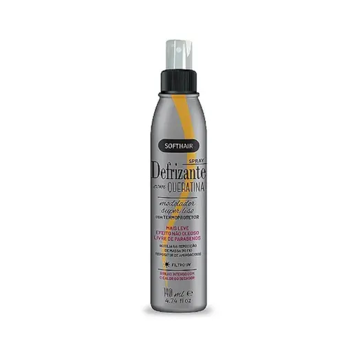 Defrizante Spray Queratina Soft Hair Com 140 ml