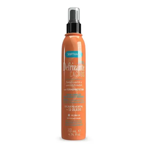 Spray defrizante Soft Hair para Cachos e crespos Com 140 ml