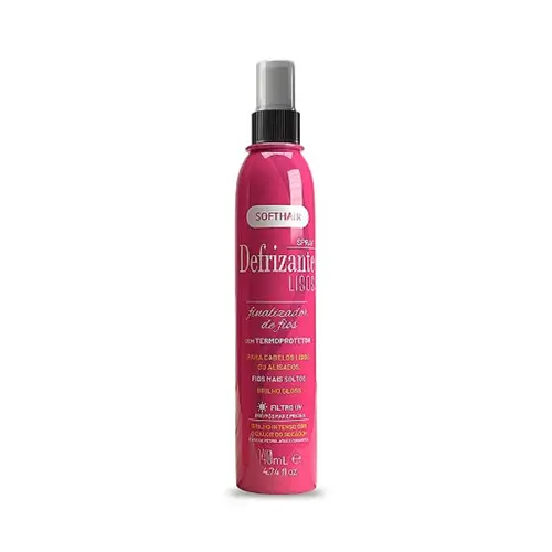 Spray Defrizante Lisos Soft Hair Finalizador para Cabelos lisos Com 140 ml