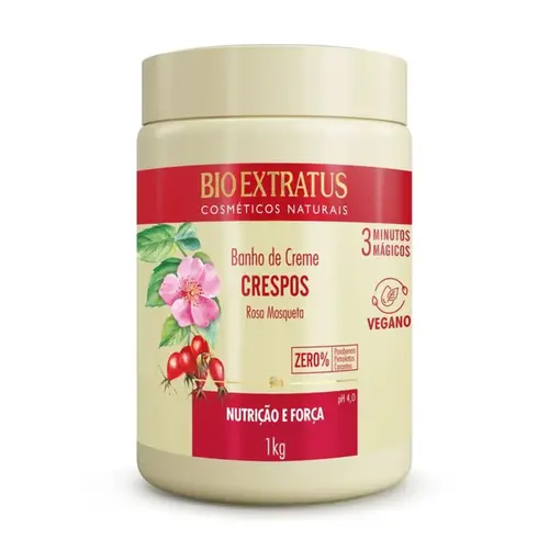 Banho de Creme Bio Extratus Crespos Com 1 kg