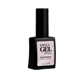 Esmalte em gel Impala Gel Plus Perolado Carinhosa Com 8ml