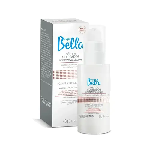 Sérum Clareador Depil Bella para rosto axila e virilha Com 40 g