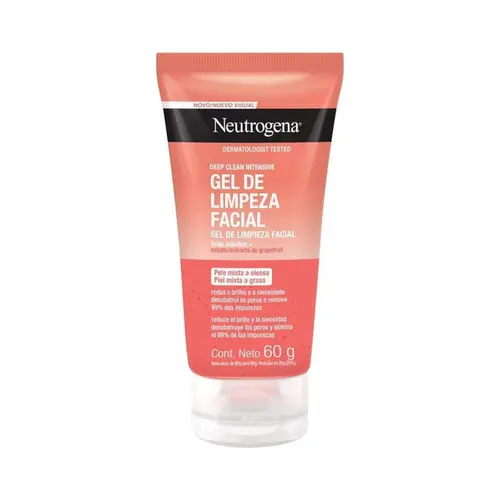 Gel de Limpeza Facial Neutrogena Deep Clean Grapefruit Com 60 g