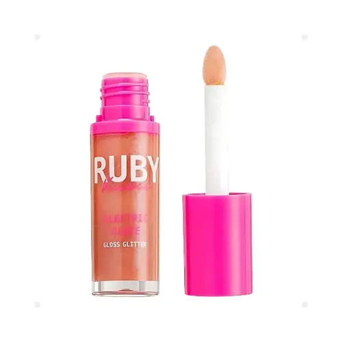 GLOSS LABIAL RUBY KISSES GLITTER BLUSH GOLD