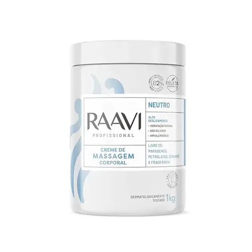 Creme de Massagem Raavi Neutro Com 1 kg