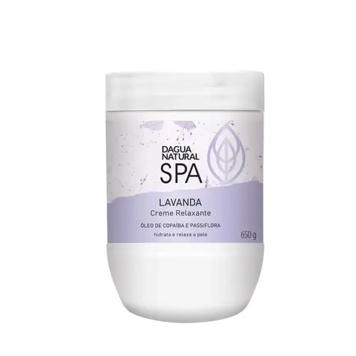 Creme de Massagem D'Agua Natural Spa Lavanda Com 650 g