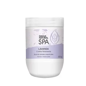 Creme de Massagem D'Agua Natural Spa Lavanda Com 650 g
