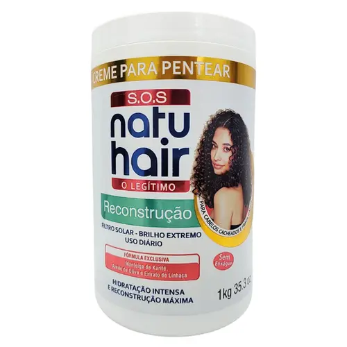 Creme para Pentear NatuHair SOS Reconstrução Com 1 kg
