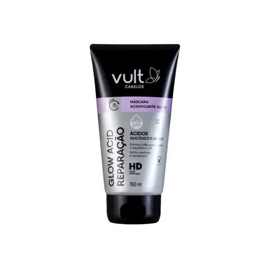 Máscara Capilar Vult Glow Acid Reparação Com 150 ml