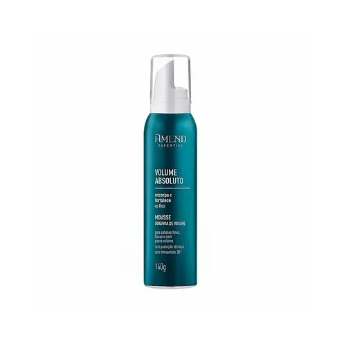 Mousse Modeladora Amend Volume Absoluto Com 140 ml