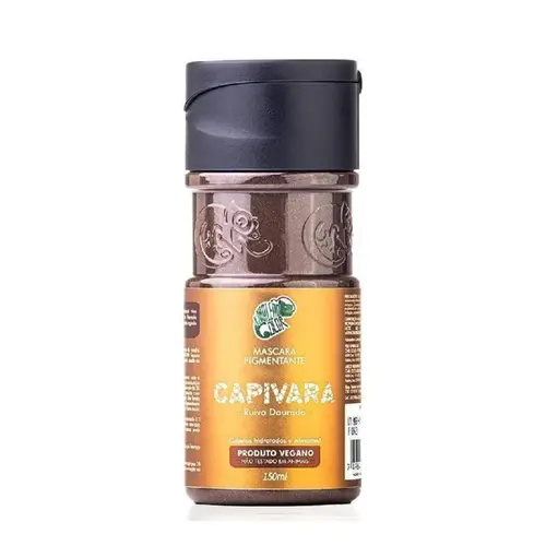 Máscara Pigmentante Kamaleão Color Capivara ruivo dourado sem amônia sem parabenos e peróxidos Vegana Hidratante Com 150
