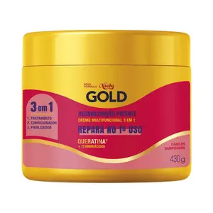 Creme de Tratamento Niely Queratina Reconstrução Com 430 g