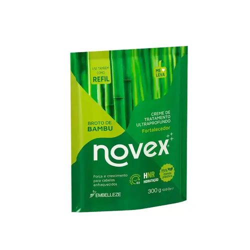 Creme de Tratamento Novex Broto de Bambu Refil Com 300 g