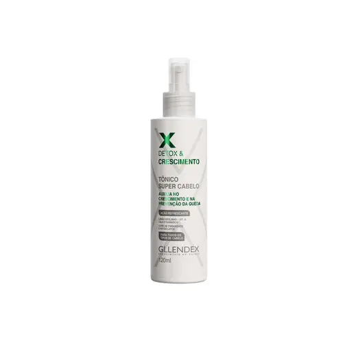 Tônico Capilar Gllendex Detox e Crescimento Com 120 ml