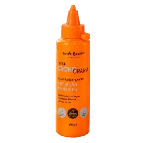 Óleo umectante Verde Brasil Meu Cronograma Com 60 ml