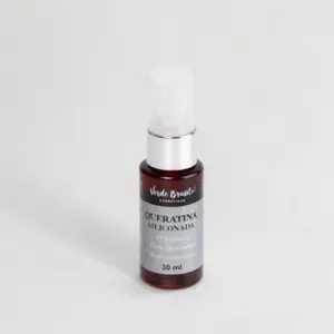 Queratina Siliconada Verde Brasil Tratamento Reconstrutor Capilar Com 30 ml