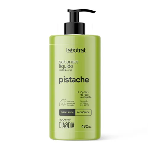 Sabonete Líquido Labotrat PISTACHE DIA A DIA Com 490 ml