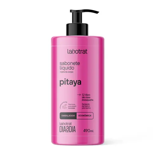 Sabonete Líquido Labotrat Pitaya Dia a Dia Com 490 ml