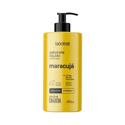 Sabonete Líquido Labotrat Maracujá Dia a Dia Com 490 ml