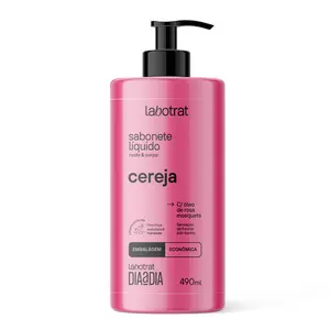 Sabonete Líquido Labotrat Dia a Dia Cereja Com 490 ml