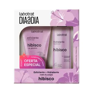 Kit Hidratante e Esfoliante Labotrat Hibisco Dia a Dia Com 2 unidades