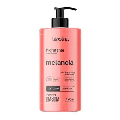 Hidratante dia a dia Labotrat Melancia Hidratação Corporal e Facial Com 490 ml