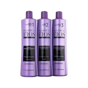Kit Plástica dos Fios Selagem Cadiveu Com 3 unidades de 1000 ml
