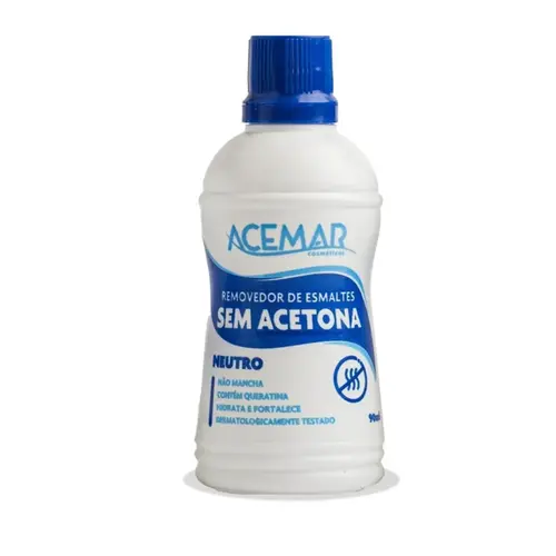Removedor de Esmalte ACEMAR Sem Acetona Neutro Com 90 ml