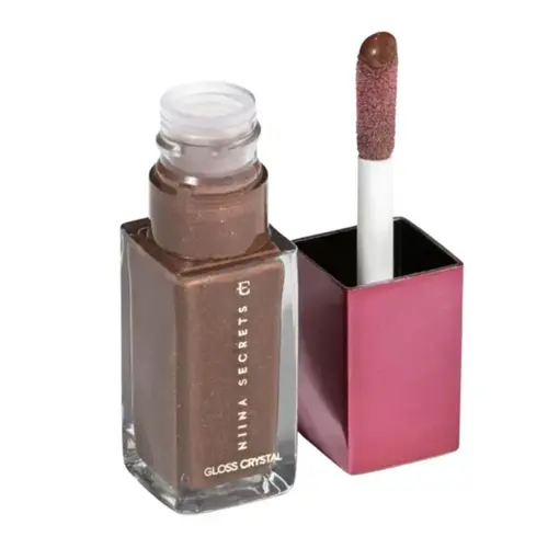 Gloss Labial Niina Secrets Crystal Cream Ônix Com 7ml