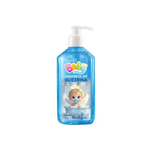 SAB LIQ GLICERINADO BABY MURIEL AZUL C/ VALVULA 250ML