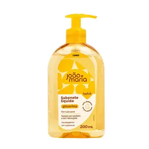 Sabonete Líquido João e Maria Baby glicerinado fragrância 200ml