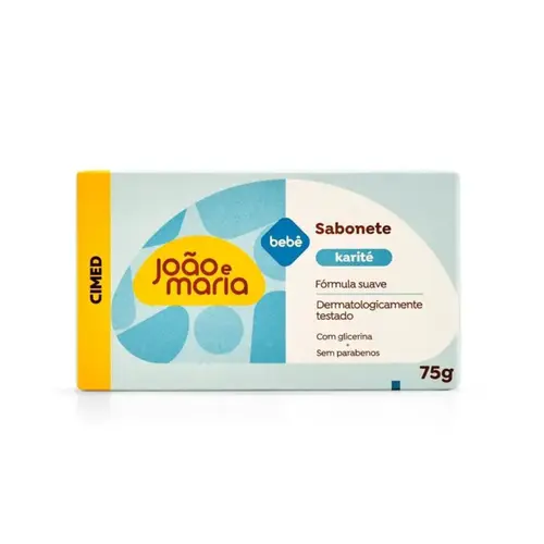 Sabonete em Barra João e Maria Baby Cremoso 75g