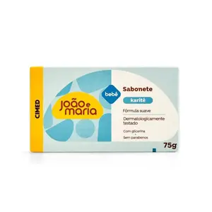 Sabonete em Barra João e Maria Baby Cremoso 75g